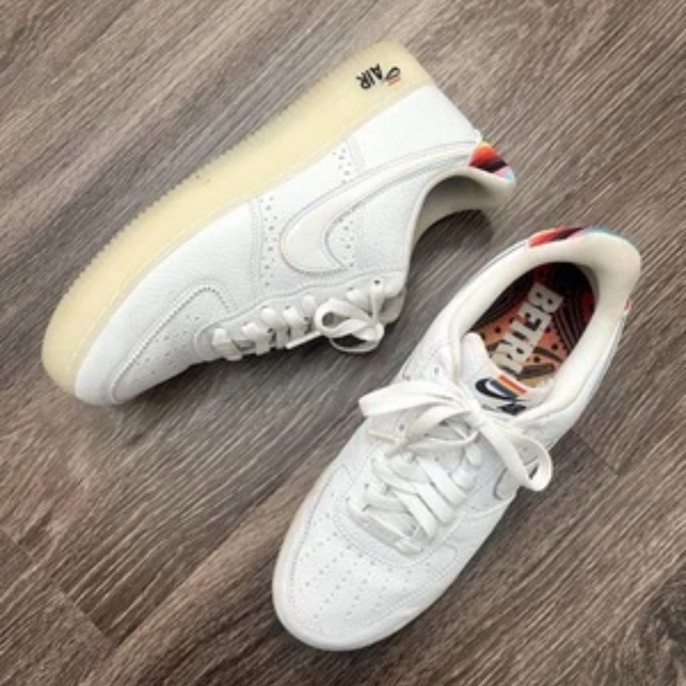 Nike Air Force 1 Low Be True Mens Size 8.5 (CV0258-100) - Picture 9 of 13